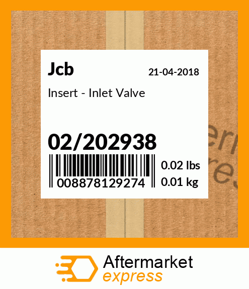 Insert - Inlet Valve 02/202938
