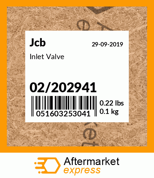 Inlet Valve 02/202941