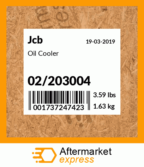 Oil Cooler 02/203004