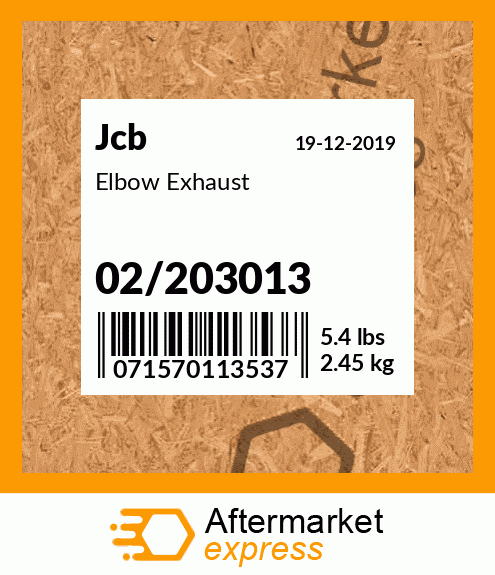 Elbow Exhaust 02/203013