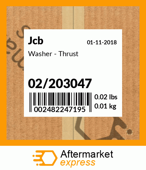 Washer - Thrust 02/203047