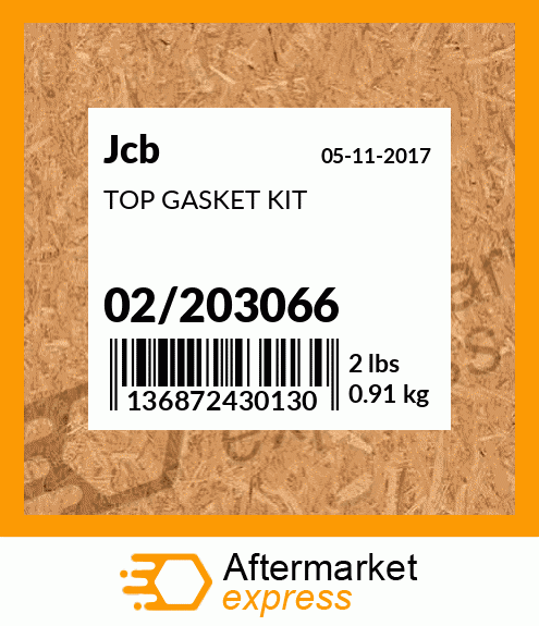 TOP GASKET KIT 02/203066