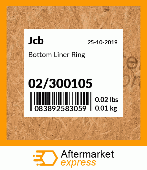 Bottom Liner Ring 02/300105
