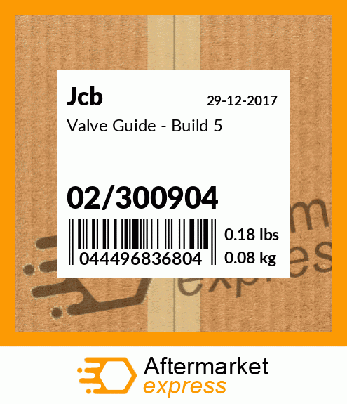 Valve Guide - Build 5 02/300904