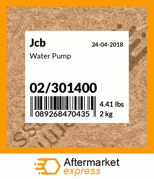 Water Pump 02/301400