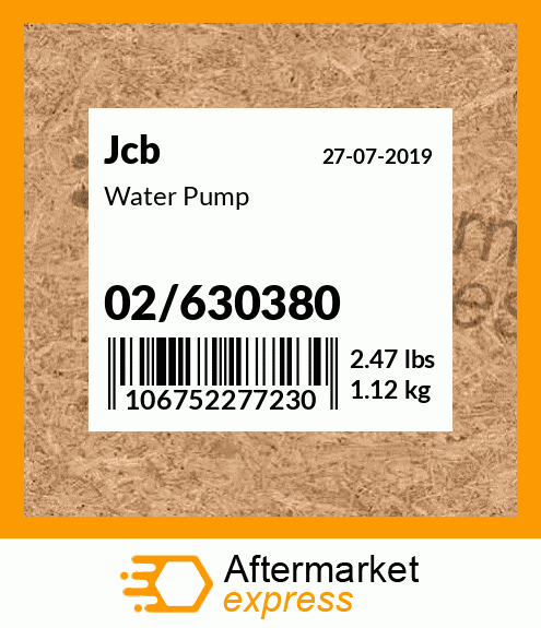 Water Pump 02/630380