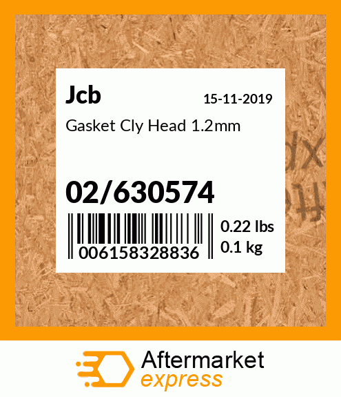 Gasket Cly Head 1.2mm 02/630574