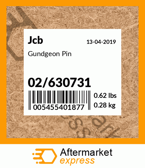 Gundgeon Pin 02/630731