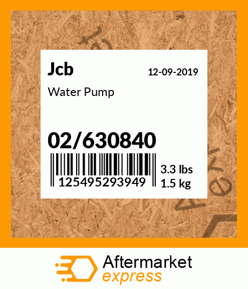 Water Pump 02/630840