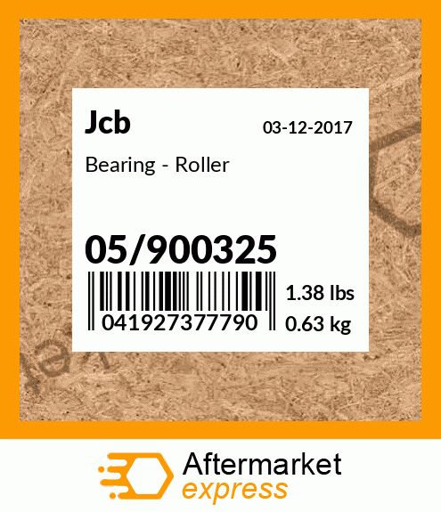Bearing - Roller 05/900325