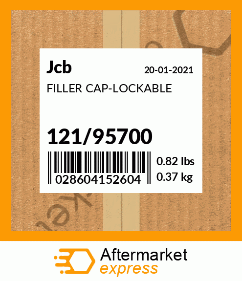 FILLER CAP-LOCKABLE 121/95700