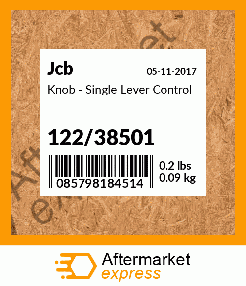 Knob - Single Lever Control 122/38501