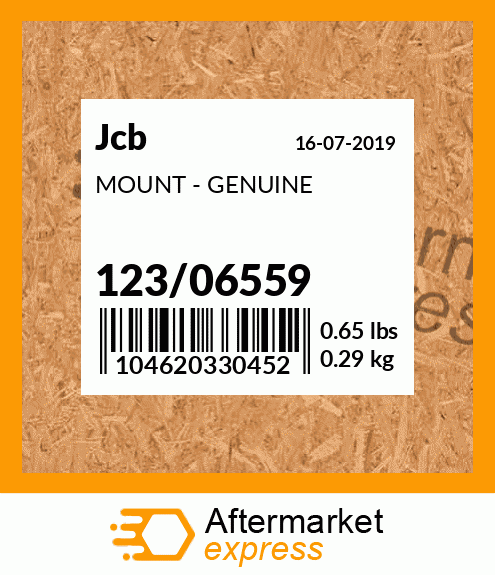 MOUNT - GENUINE 123/06559