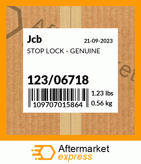 STOP LOCK - GENUINE 123/06718