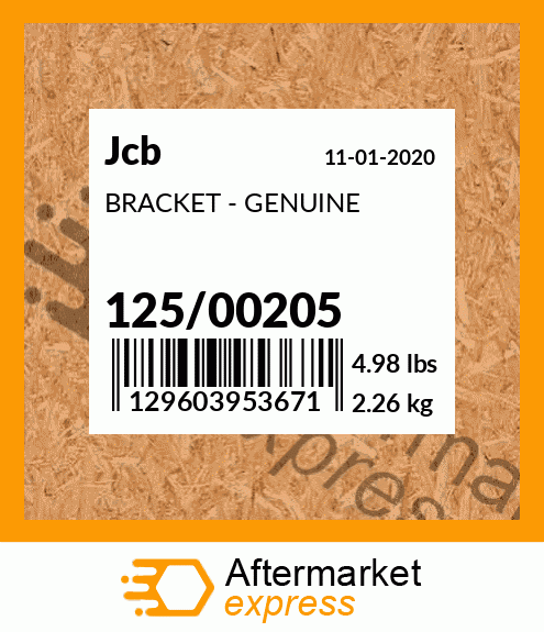 BRACKET - GENUINE 125/00205