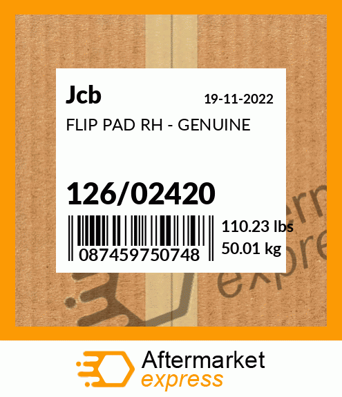 FLIP PAD RH - GENUINE 126/02420