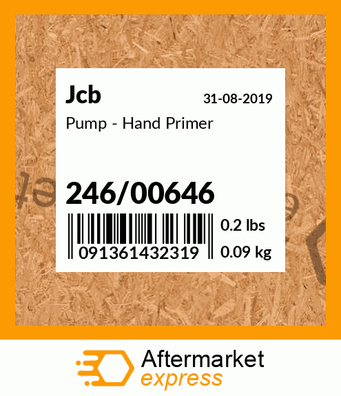Pump - Hand Primer 246/00646