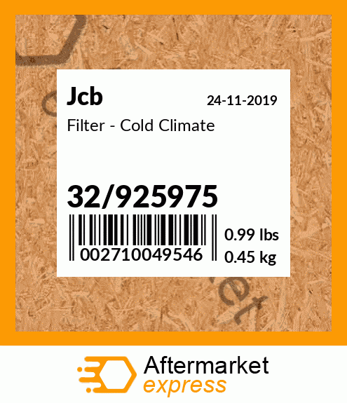 Filter - Cold Climate 32/925975