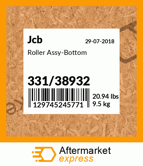 Roller Assy-Bottom 331/38932
