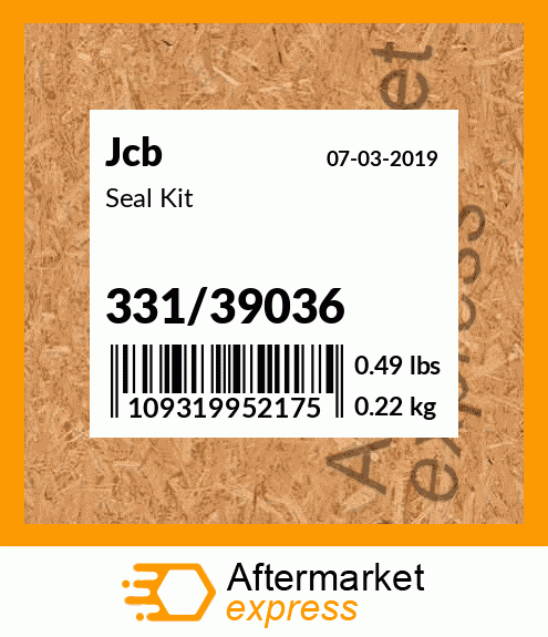 Seal Kit 331/39036