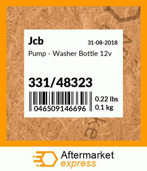 Pump - Washer Bottle 12v 331/48323
