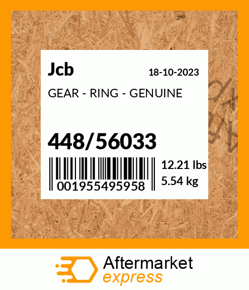 GEAR - RING - GENUINE 448/56033
