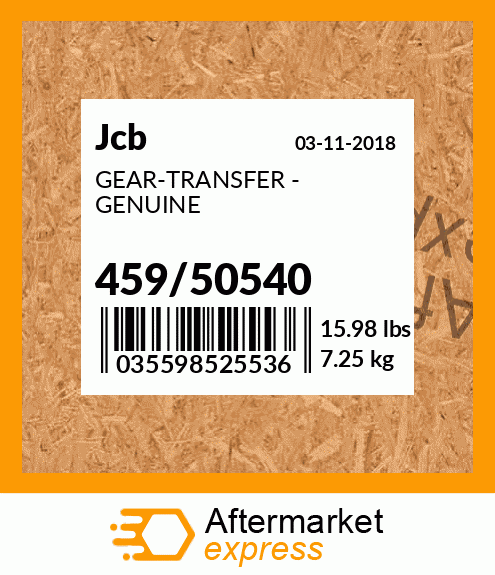 GEAR-TRANSFER - GENUINE 459/50540