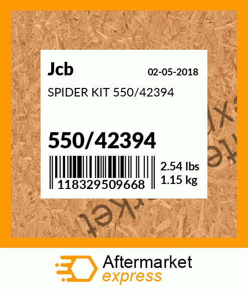 SPIDER KIT 550/42394 550/42394