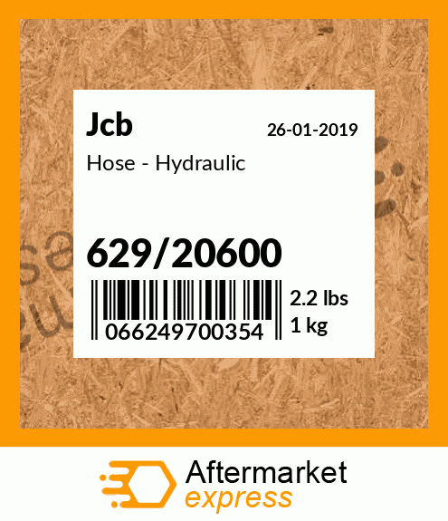 Hose - Hydraulic 629/20600