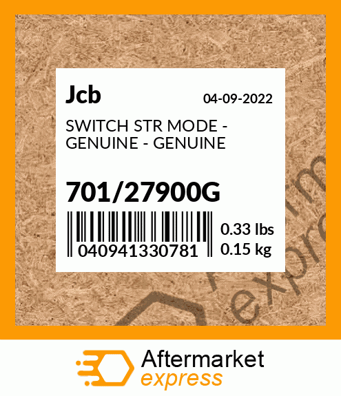 SWITCH STR MODE - GENUINE - GENUINE 701/27900G