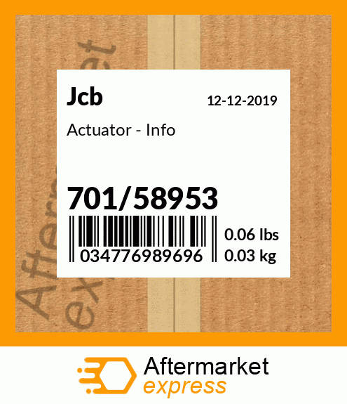Actuator - Info 701/58953