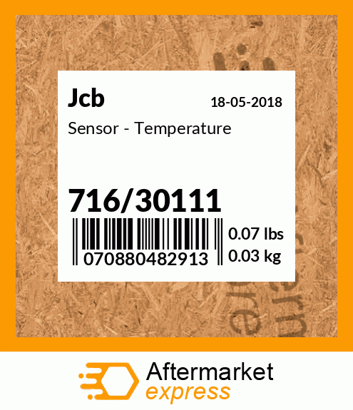 Sensor - Temperature 716/30111