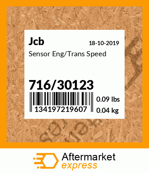 Sensor Eng/Trans Speed 716/30123
