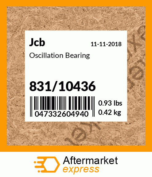 Oscillation Bearing 831/10436
