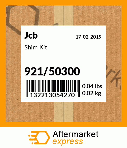 Shim Kit 921/50300