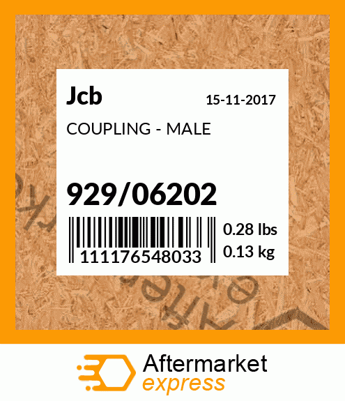 COUPLING - MALE 929/06202