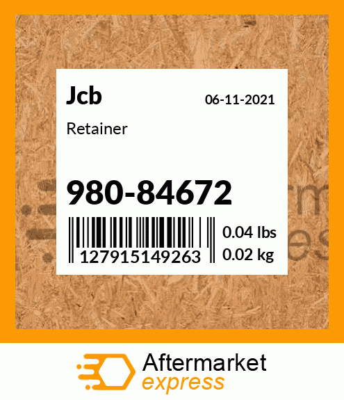 Retainer 980-84672