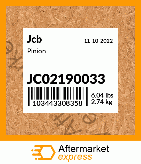 Pinion JC02190033