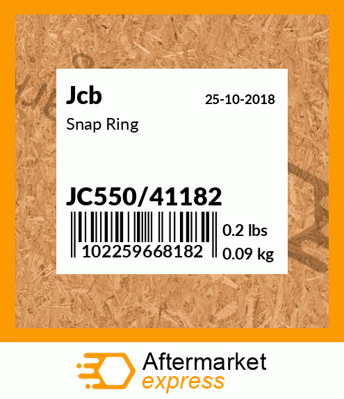 Snap Ring JC550/41182
