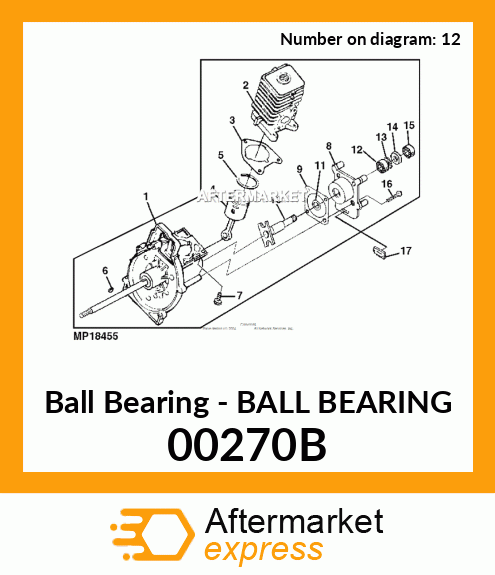 Ball Bearing - BALL BEARING 00270B