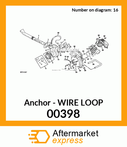 Anchor - WIRE LOOP 00398