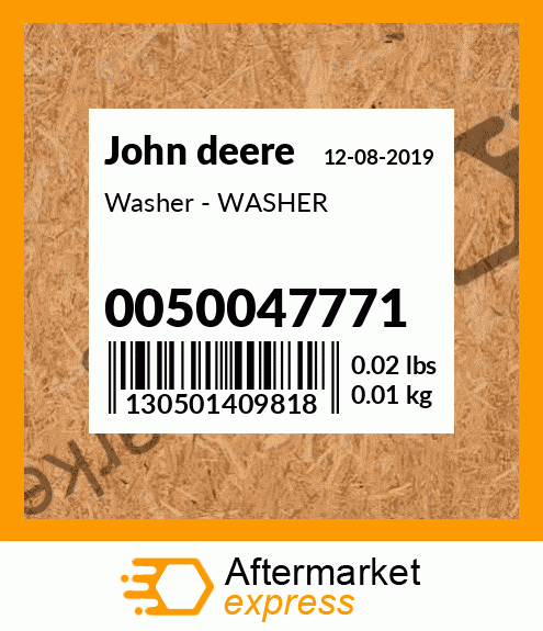 Washer - WASHER 0050047771