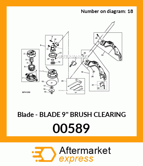 Blade - BLADE 9" BRUSH CLEARING 00589