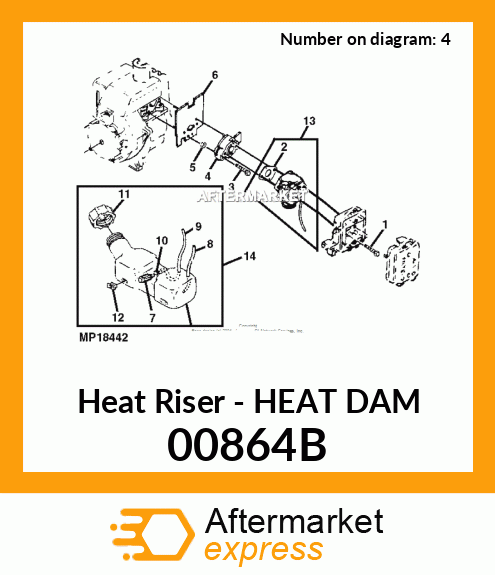 Heat Riser - HEAT DAM 00864B