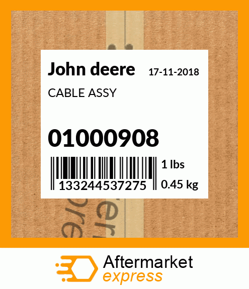 CABLE ASSY 01000908