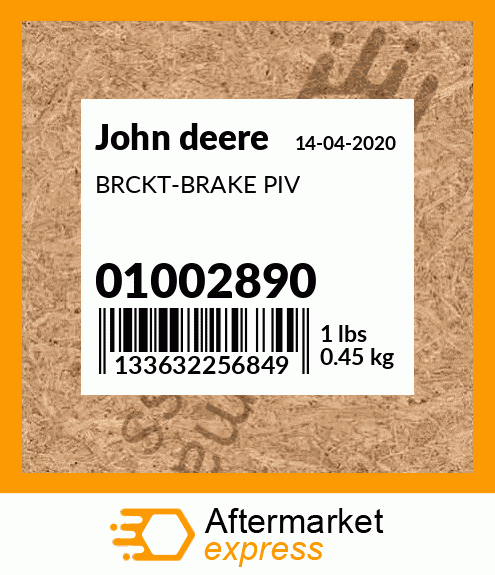 BRCKT-BRAKE PIV 01002890