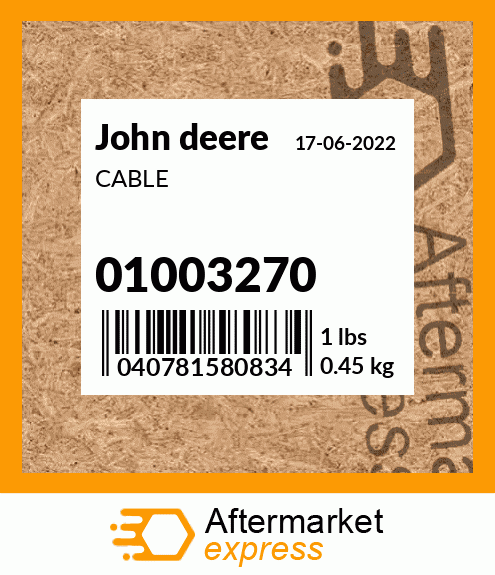 CABLE 01003270