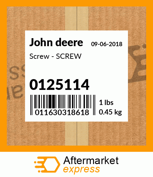 Screw - SCREW 0125114