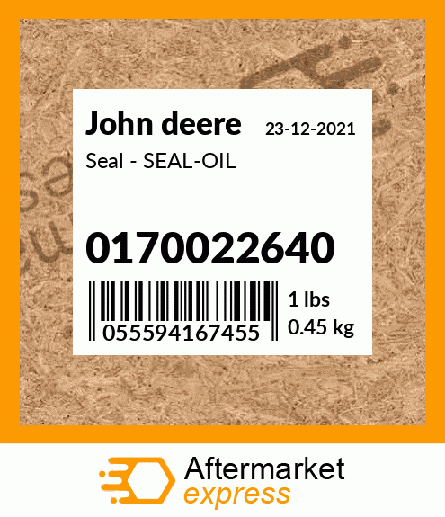 Seal - SEAL-OIL 0170022640