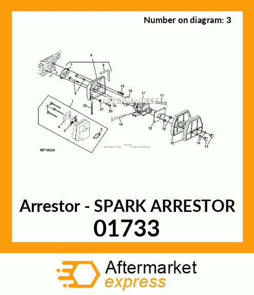 Arrestor - SPARK ARRESTOR 01733